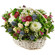 basket of chrysanthemums and roses. Norway